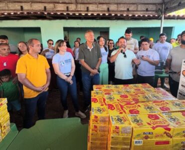 Deputado Aluísio Santos realiza visita em Nina Rodrigues ao lado da deputada Detinha e lideranças locais