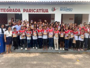 Prefeitura de Bequimão entrega reforma da Escola Municipal de PARICATÍUA