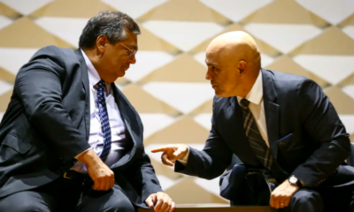Dino acompanha Moraes em voto para condenar mulher que pichou estátua do STF