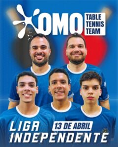 OMO Table Tennis Team disputa a Liga Independente com grandes nomes do tênis de mesa maranhense