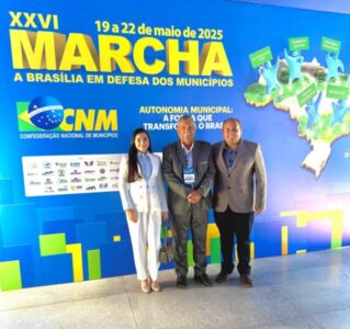 Prefeito Salomão Barbosa participa da XXVI Marcha a Brasília em Defesa dos Municípios