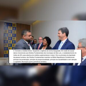 TJMA RESTABELECE 25% DE SUPLEMENTAÇÃO ORÇAMENTÁRIA PARA A PREFEITURA DE SÃO LUÍS