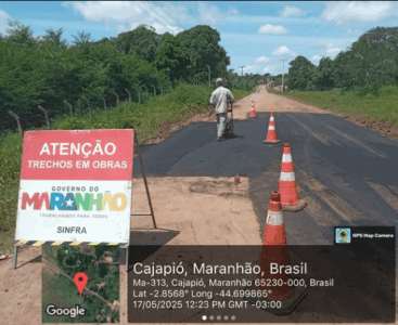 Prefeito de Cajapió, Dr. Rômulo Marques, agradece Governador Carlos Brandão, pelo início da recuperação da estrada que liga Cajapió a São Vicente Férrer