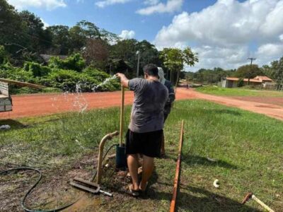 Prefeitura de Pinheiro inicia programa de limpeza, recuperação e troca de bombas de poços artesianos, garantindo água de qualidade para a população