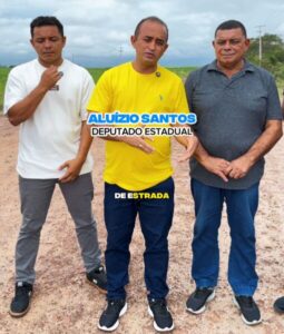 Acompanhado de técnicos e lideranças políticas, Aluízio Santos faz levantamentos na MA-025 entre Chapadinha e Afonso Cunha