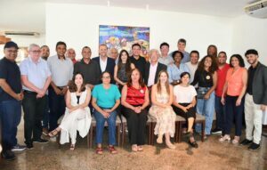 Felipe Camarão recebe futuro presidente Nacional do PT, Edinho Silva