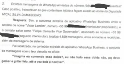 Em meio a ‘Crise do Print’, Felipe Camarão recebe apoio de ala do PT; laudo confirma veracidade de diálogo