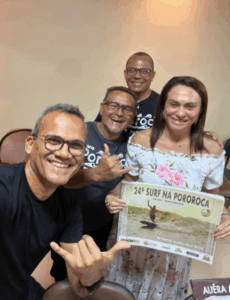 Prefeita de Arari discute projeto que dinamizará o Surf na Pororoca
