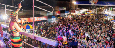 Cururu Folia leva multidão à Avenida Tancredo Neves, em Presidente Dutra