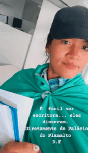 Maranhense presa após 8/1 agora é defendida por advogado de Débora Rodrigues