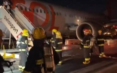 Avião da Gol colide com carro em pista do Aeroporto do Galeão