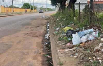Acúmulo de lixo gera transtornos e críticas ao serviço de limpeza pública
