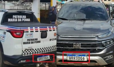 Escândalo!!! Veículo da PMMA usado por oficial como particular