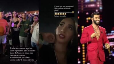 Ministério Público pede condenação de Gusttavo Lima e equipe por impedir atuação de intérpretes de Libras em show