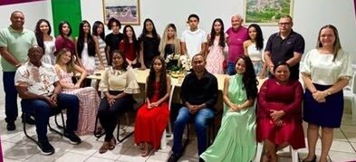 CANTANHEDE-MA: PREFEITO ZÉ MARTINHO RECEBE ALUNOS DESTAQUE NO ENEM