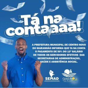 Centro Novo: Prefeito Junior Garimpeiro valorizando o servidor municipal