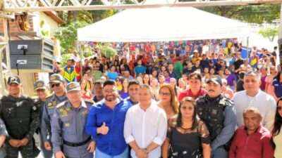 Peritoró: Prefeito Dr. Júnior e Secretário de Segurança Pública entregam posto da PM na comunidade Livramento