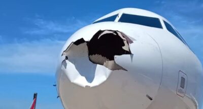 Voo da Latam retorna ao Galeão após colisão com pássaro