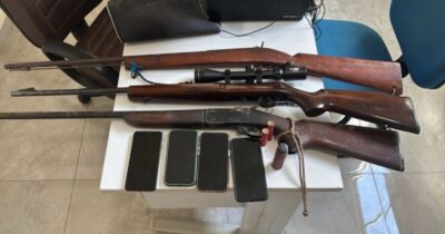 Polícia apreende menor e prende suspeito por posse ilegal de armas de fogo, em Santa Luzia do Tide