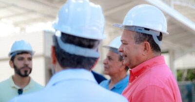 Brandão vistoria obra do novo Terminal de Passageiros da Baixada Maranhense