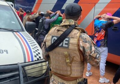 PMMA intercepta ônibus e apreende mais de R$ 250 mil em entorpecentes em Grajaú