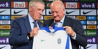 Carlo Ancelotti é apresentado como novo técnico da seleção brasileira e primeira convocação conta com lateral maranhense Wesley do Flamengo