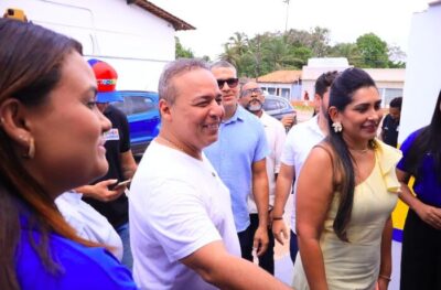 Fred Campos realiza manhã de entregas no Iguaíba, em Paço do Lumiar