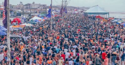 Foliões lotaram Avenida Litorânea no primeiro dia de Pré-Carnaval do Maranhão no Circuito Vem Pro Mar