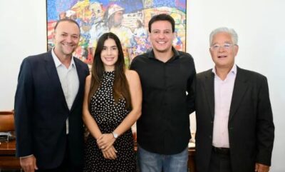 Felipe Camarão recebe futuro presidente Nacional do PT, Edinho Silva
