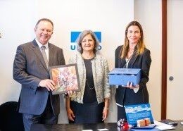 Brandão formaliza na sede da Unesco convite para entrega de certificado sobre Patrimônio Natural da Humanidade aos Lençóis