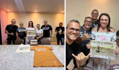 Prefeita de Arari discute projeto que dinamizará o Surf na Pororoca