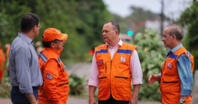 Brandão e equipe de governo vistoriam áreas afetadas por fortes chuvas na Grande Ilha de São Luís