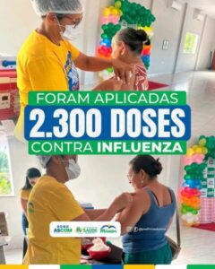 Secretaria de saúde de Mirador divulga resultado da Campanha de Vacinação contra a influênza