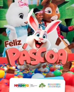 A Segov e a primeira-dama Larissa Brandão desejam a todos uma Feliz Páscoa!