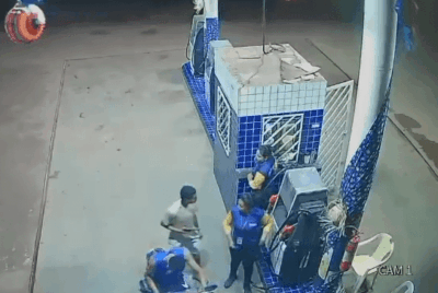 Polícia prende um dos suspeitos de roubar posto de combustível na cidade de Pinheiro