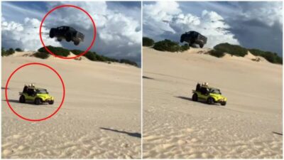 Empresário que ‘voou’ sobre duna tinha comprado Ranger Raptor por R$ 500 mil há menos de 24 horas