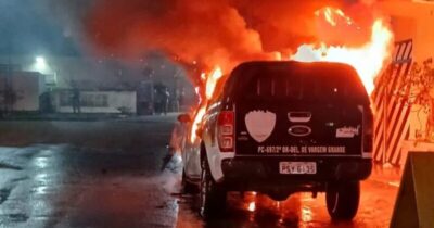 Segundo envolvido em incêndio de viatura da Polícia Civil é apreendido