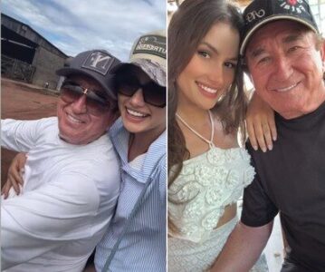 Amado Batista marca casamento com separação de bens com miss 50 anos mais jovem