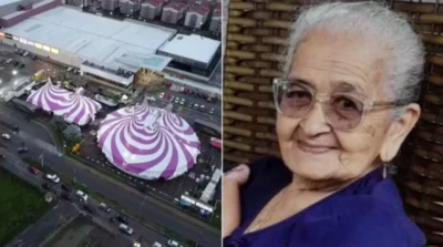 Elevador de circo despenca e idosa morre em São José de Ribamar